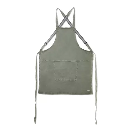 Grembiule Style Suspender Grigio-Verde - Dutchdeluxes