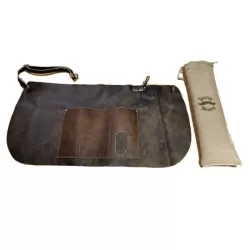 Grembiule SMOKE in pelle e cuoio - Guilty.beard