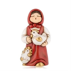 Pg contadina con gallo e gallina - Thun