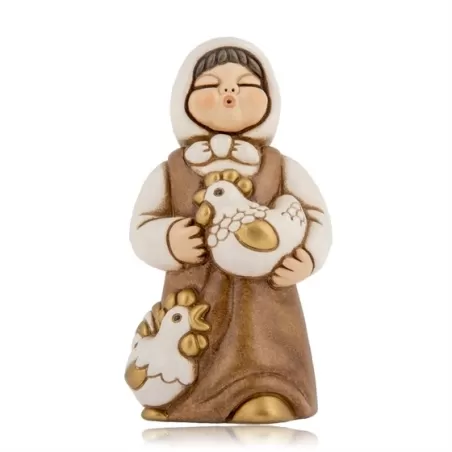 Pg contadina con gallo e gallina - Thun