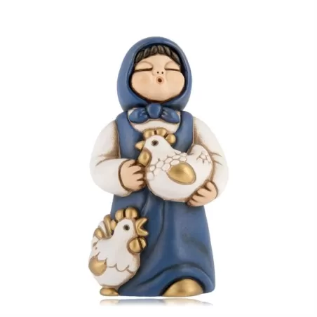 Pg contadina con gallo e gallina - Thun