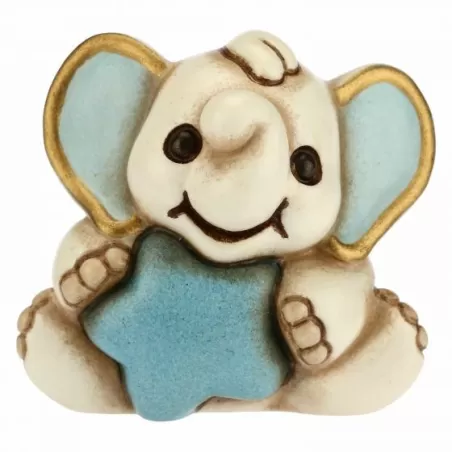 Elefantino nascita con stella azzurra - Thun