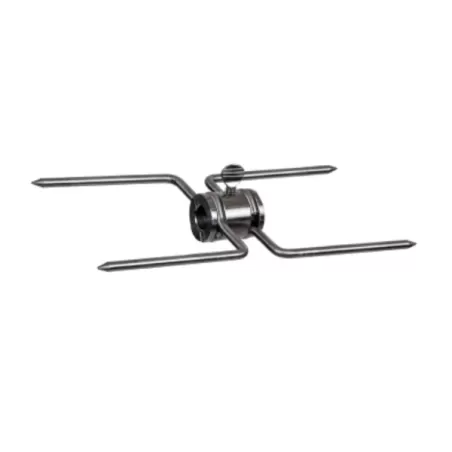 Forchettone doppio per girarrosto - Spit On Fire