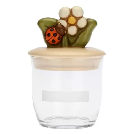 Barattolo Coutry coccinella e fiore medio - Thun