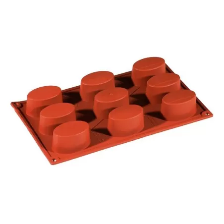 Stampo in silicone 9 porzioni Ovale - Pavoni