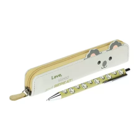 Penna Con Astuccio Sydney Teddy Friends - Thun