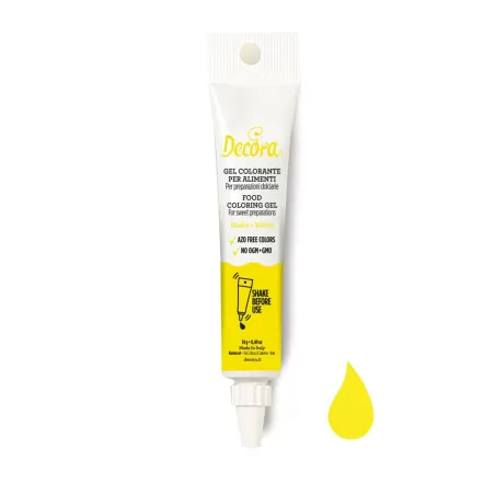 Gel colorante giallo limone 14 g - Decora