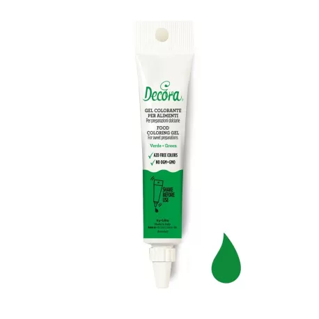 Gel colorante verde foglia 14 g - Decora