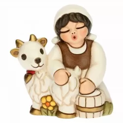 Mungitirce di capre presepe classico, bianco - Thun