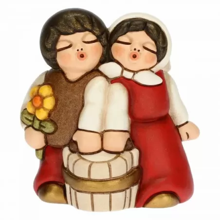 Bimbi con latte presepe classico, rosso - Thun