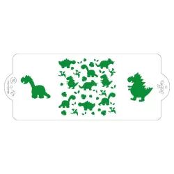 Stencil dinosauro 10x25 cm - Decora