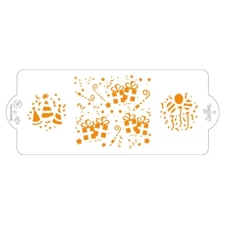 Stencil party 10x25 cm - Decora