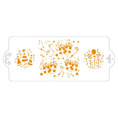 Stencil party 10x25 cm - Decora