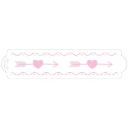 Stencil amore 7x30 cm - Decora