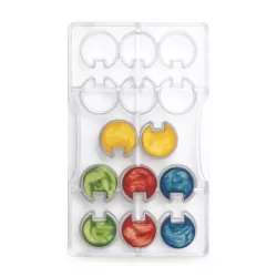 Stampo cioccolatino tondo incastro - Decora