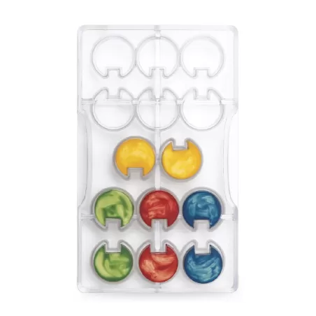 Stampo cioccolatino tondo incastro - Decora