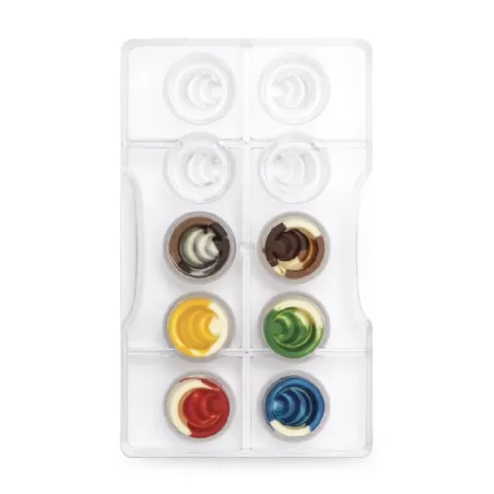 Stampo cioccolatino tondo scalare - Decora