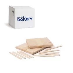 Cf 10000 stecche per gelato 10xh 93 mm in legno - Decora
