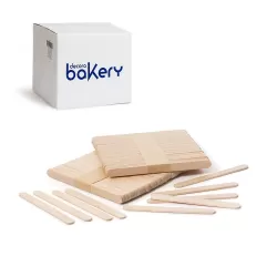Cf 10000 stecche per gelato 10xh 114 mm in legno - Decora