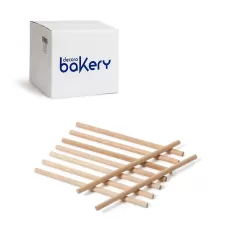 Cf 5000 bastoncini lollipop Ø 6x160 mm in legno - Decora