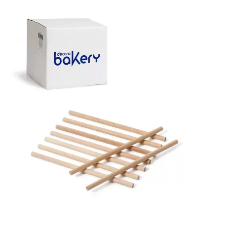 Cf 5000 bastoncini lollipop Ø 6x160 mm in legno - Decora
