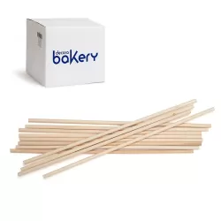 Cf 2000 bastoncini lollipop Ø 6x300 mm in legno - Decora