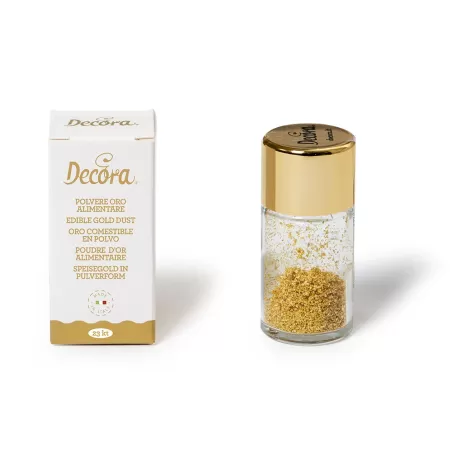 Polvere oro alimentare 0,125 g - Decora