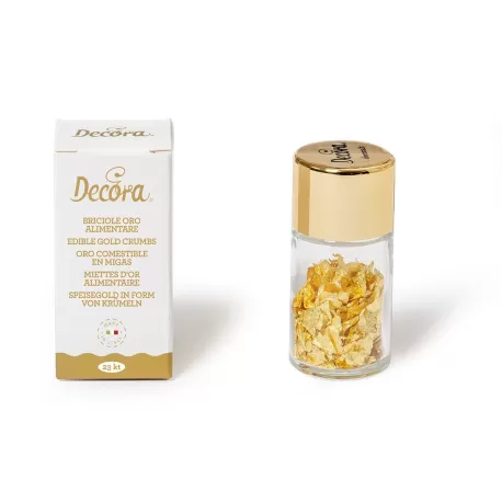 Briciole oro alimentare 0,125 g - Decora