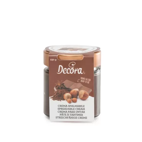 Crema spalmabile gianduia 230 g - Decora