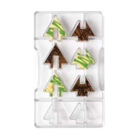 Stampo cioccolatino abete incastro - Decora