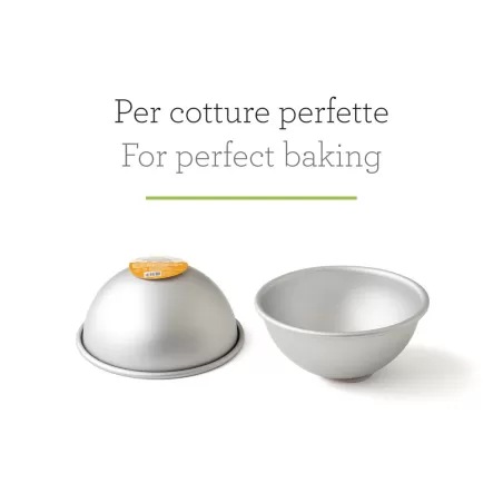 Stampo mezza sfera in alluminio anodizzato Ø 15xh 7,5 cm - Decora