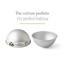 Stampo mezza sfera Ø 24xh 12 cm in alluminio anodizzato - Decora
