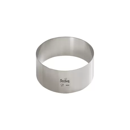 Cerchio inox Ø 6xh 4,5 cm - Decora