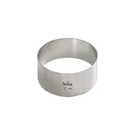 Cerchio inox Ø 6xh 4,5 cm - Decora
