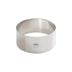 Cerchio inox Ø 12xh 6 cm - Decora