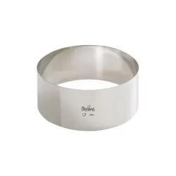 Cerchio inox Ø 14xh 6 cm - Decora