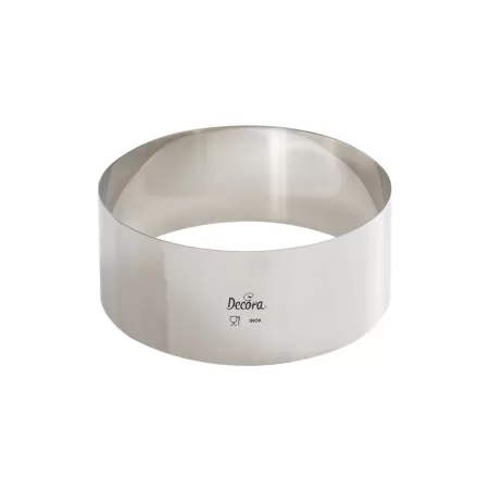 Cerchio inox Ø  16xh 6 cm - Decora