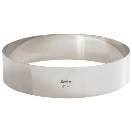 Cerchio inox Ø 30xh 6 cm - Decora