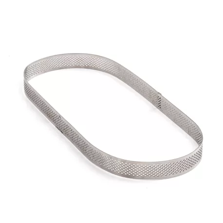 Ovale microforato 29x12x3,5 h cm inox - Decora