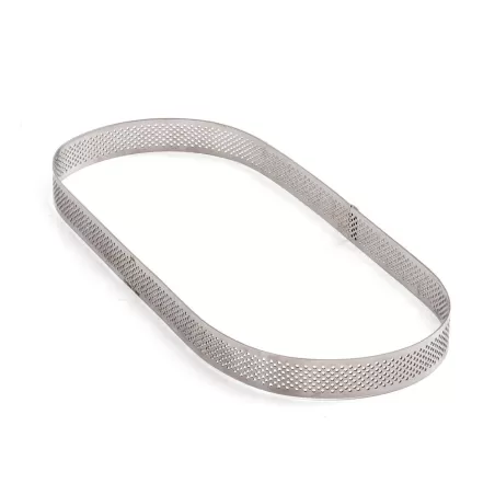 Ovale microforato 29x12x3,5 h cm inox - Decora