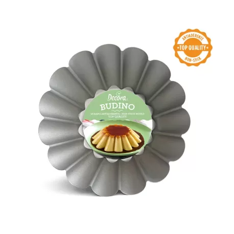 Stampo budino Ø 20xh 7 cm antiaderente - Decora