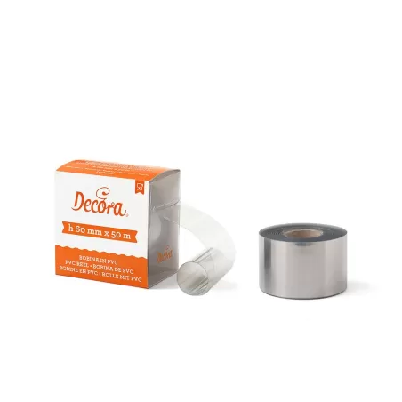 Bobina pvc per alimenti 50 mxh 60 mm - Decora