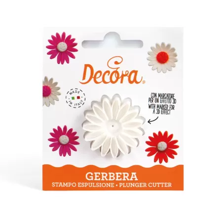 Stampo espulsione gerbera Ø 4 cm - Decora