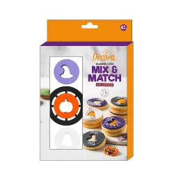 Set 4 pz tagliapasta occhio di bue halloween - Decora