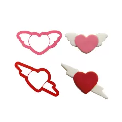 Set 2 tagliapasta love in plastica - Decora 2