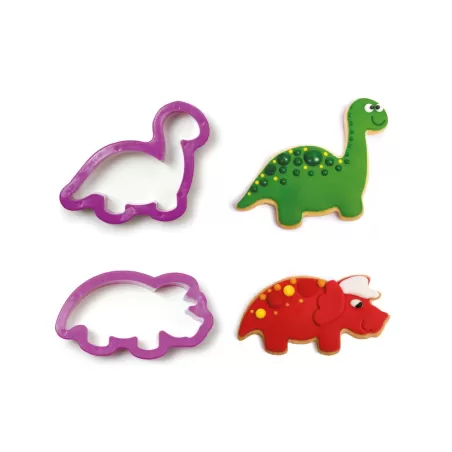 Set 2 tagliapasta dino in plastica - Decora