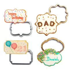 Set 4 tagliapasta cornici in plastica - Decora 2