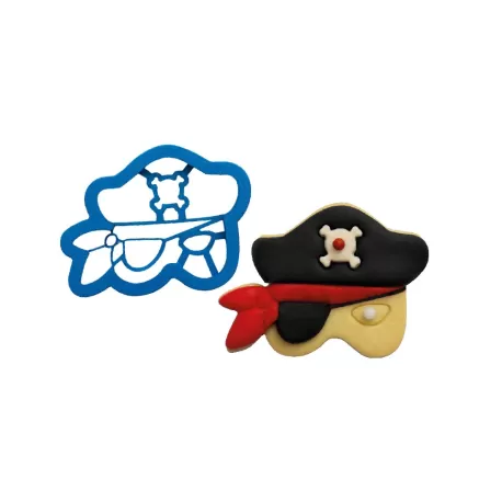 Tagliapasta maschera pirata in plastica - Decora