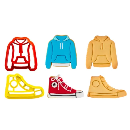 Set 2 tagliapasta teenager in plastica - Decora