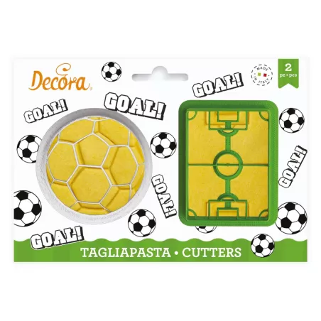 Set 2 tagliapasta goal in plastica - Decora